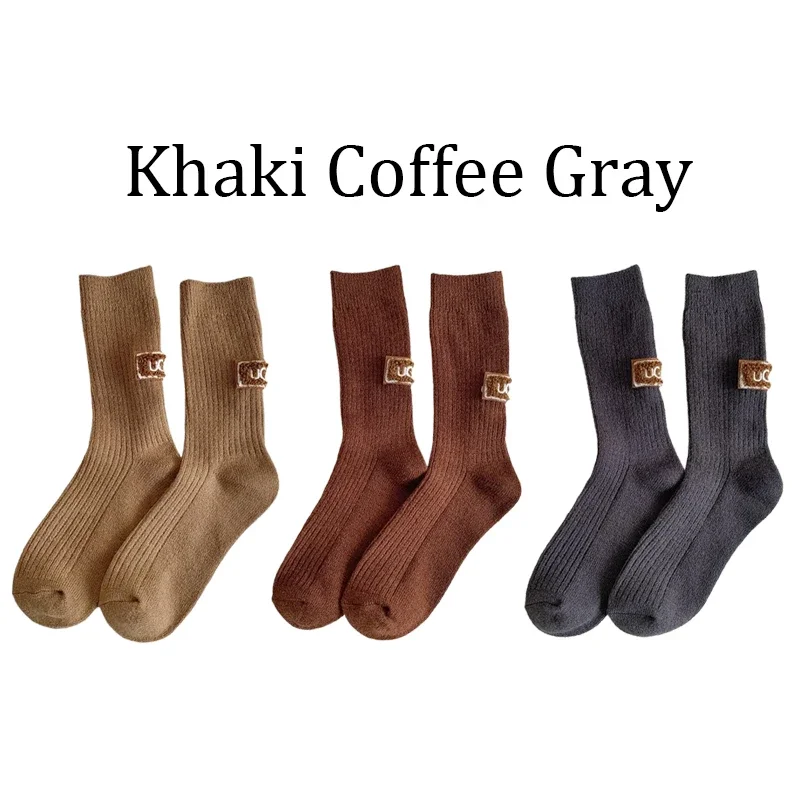 1/2/3/4/5 أزواج الخريف الشتاء الدافئة جوارب مبطنة...