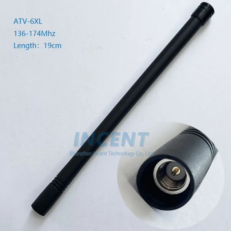 Voionair 6 Pz Atv-6Xl 7.5 ''136-174Mhz Sostituzione Antenna Vhf Per Vx-821 Vx-824 Vx-829 Vx-921 Vx-924 Vx-929 Radio Bidirezionale