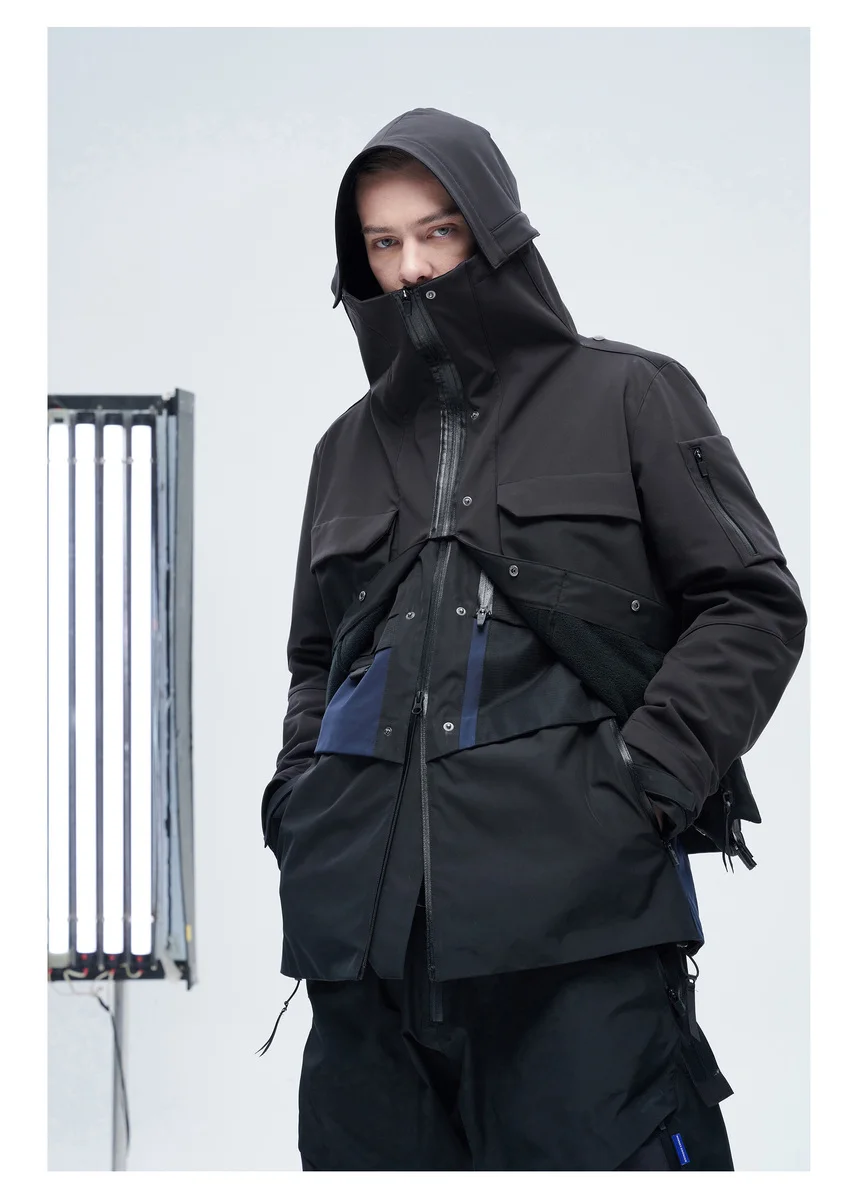 Reindee Lusion 21aw 3in1 all-enviroment waterproof scout jacket outer shell and inner jacket techwear gorpcore