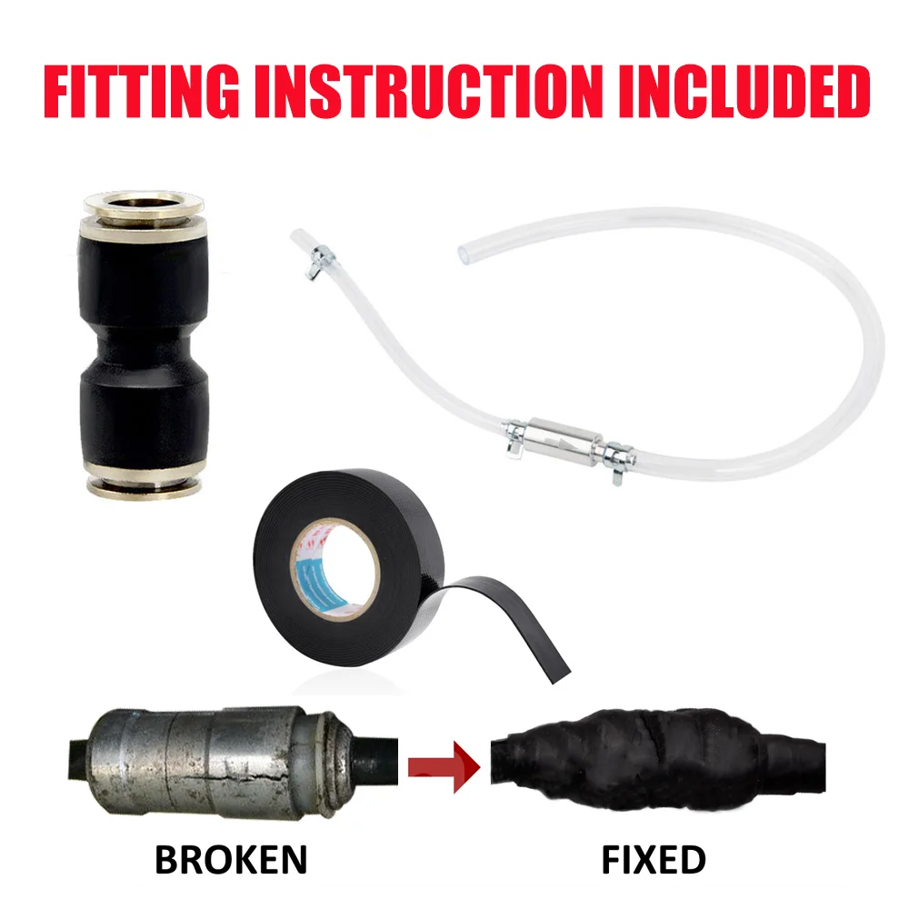 

For Fiat 500 Ford KA Clutch Pipe Repair Kit + Instructions - Slave Master Cylinder