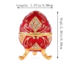 QIFU New Arrive Red Faberge Egg for Home Decoration Accessories 1