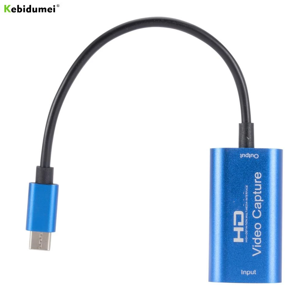 Портативный HD 1080P HDMI-совместимый тип C видео Захват карта USB 3 0 захват для ПК