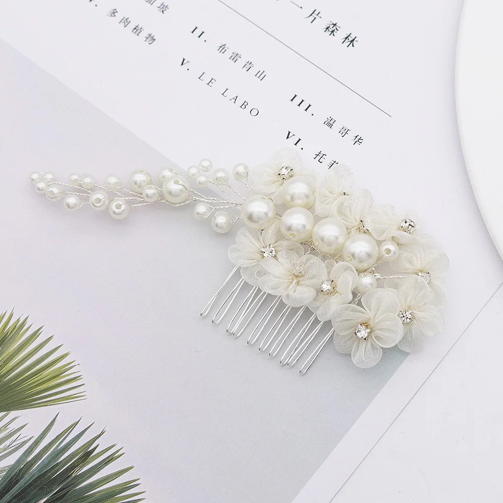 S866074ad5d73402dae73b546a9fed076V Bridal Wedding Hair Accessories Crystal gold Silver Color Hair Combs for Women Bride Headpiece Party Jewelry Bridesmaid Gift Mallzona