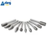 10pcs Carbide Burr Set Die Grinder Bits Rotary Files 1/4" 6.35mm Shank for Grinding Wood Metal Fits Dremel Reamer Tools 3