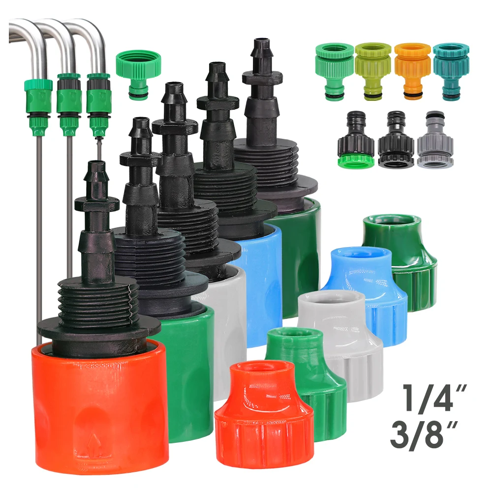 Description Picture 6 of itemGarden Hose Tap Quick Connecters for 16mm Nipple Coupling Adapter 1/4'' 3/8'' Drip Irrigation Tube Fittings Watering Pipe Joints