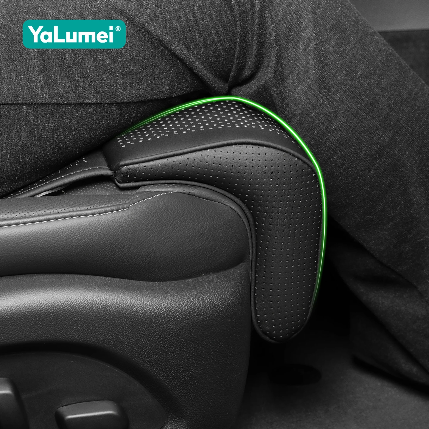 Enhanced Driver Seat Leg Support Cushion Mat Footrest Pad Cover