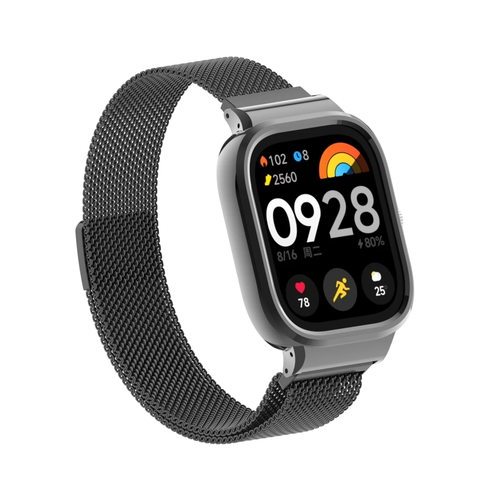 Premium Stainless Steel Metal Strap for Smartwatch - Elegant and Durable Watchband Bracelet