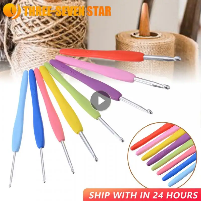 Crochet Needle Silicone Handle  Crochet Hooks Silicone Handle - Crochet  Hook 2-10mm - Aliexpress