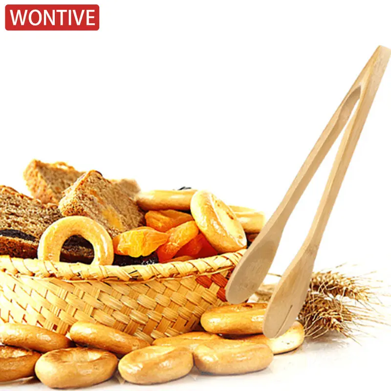 Eco-Friendly Bamboo Kitchen Tongs – Ultra Grip Utensil