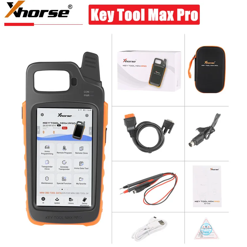 Xhorse VVDI Key Tool Max Pro With MINI OBD Tool Function Support Read Voltage and Leakage Current