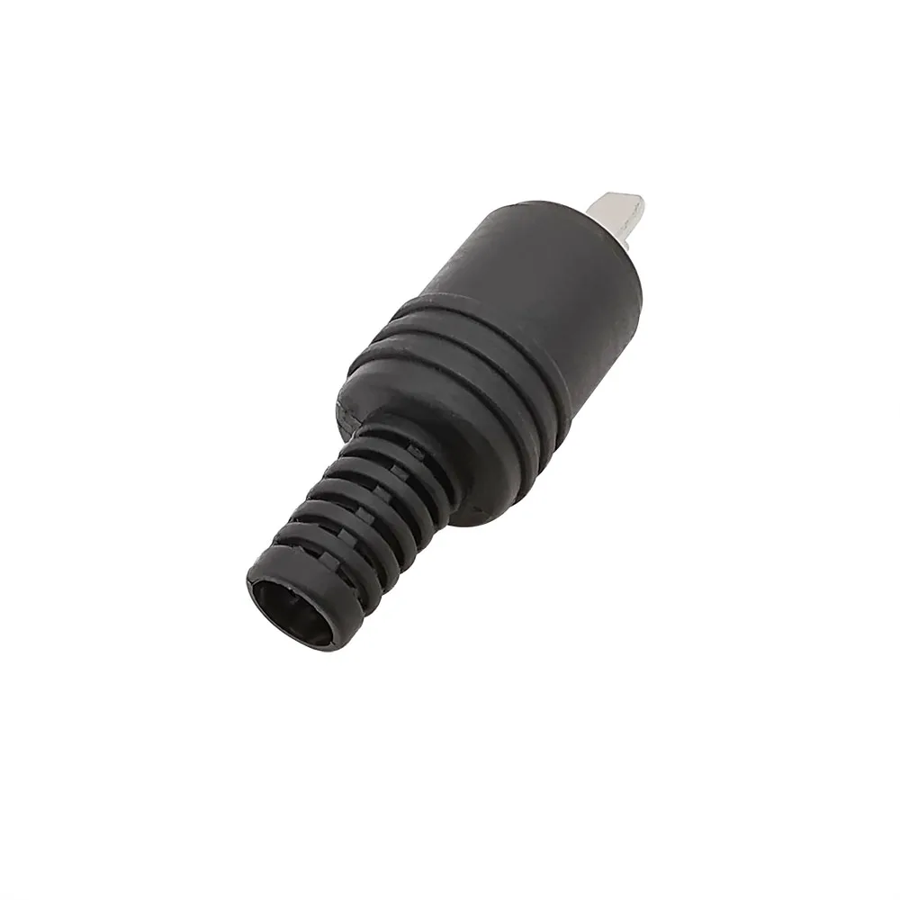 2/5/10Pcs 2Pin DIN Lautsprecher Stecker HiFi Stecker Schraube Terminals Stecker Power Audio Lampe Signal stecker Adapter Schwarz – Detail 3
