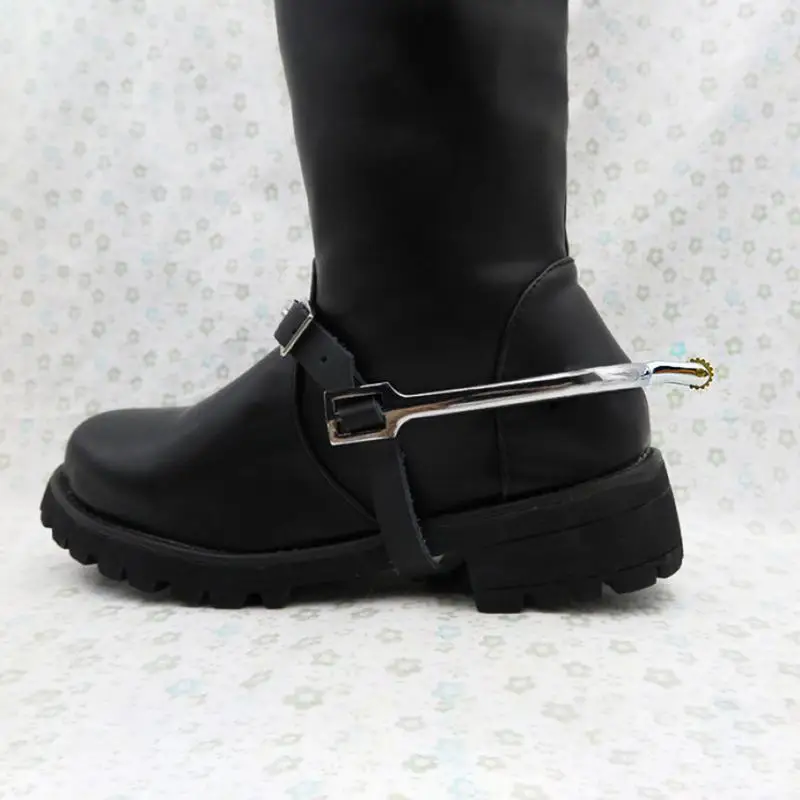 Cowboy Spurs Rotating Riding Accessories Horse Spurs Cowboy Boots Women Men Zinc Alloy For Horse Training