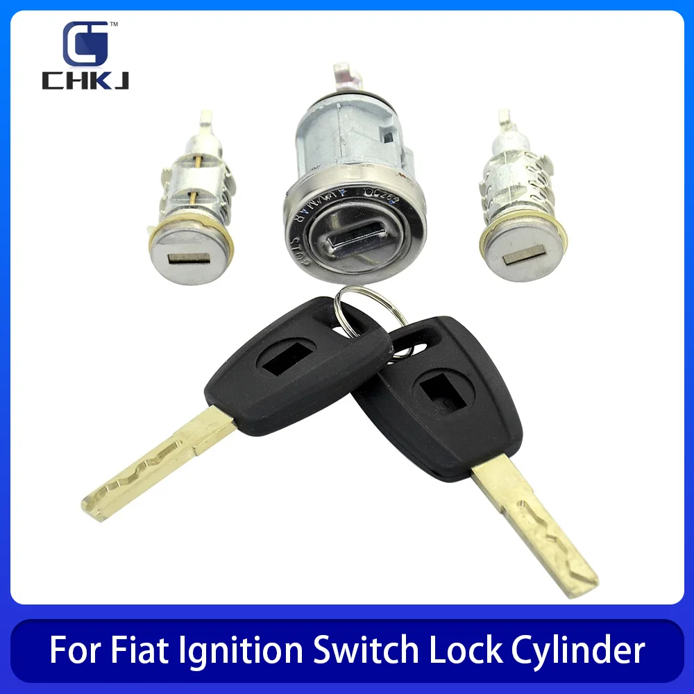 CHKJ Ignition Switch Lock Barrel with SIP22 Blade for Fiat Ducato Peugeot Boxer Citroen Relay Auto Door Lock Cylinder