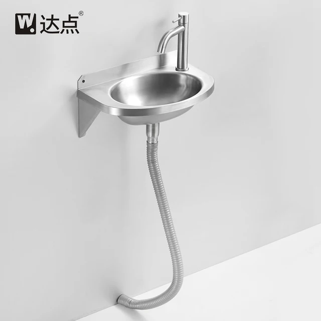 ติดผนังเหล็กสแตนเลส304ล้างห้องน้ำอ่างล้างหน้า 3