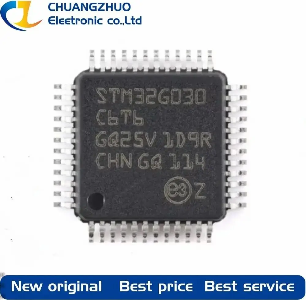 

10Pcs/Lot New original STM32G030C6T6 32KB ARM-MSeries 64MHz 43 LQFP-48(7x7) Microcontroller Units