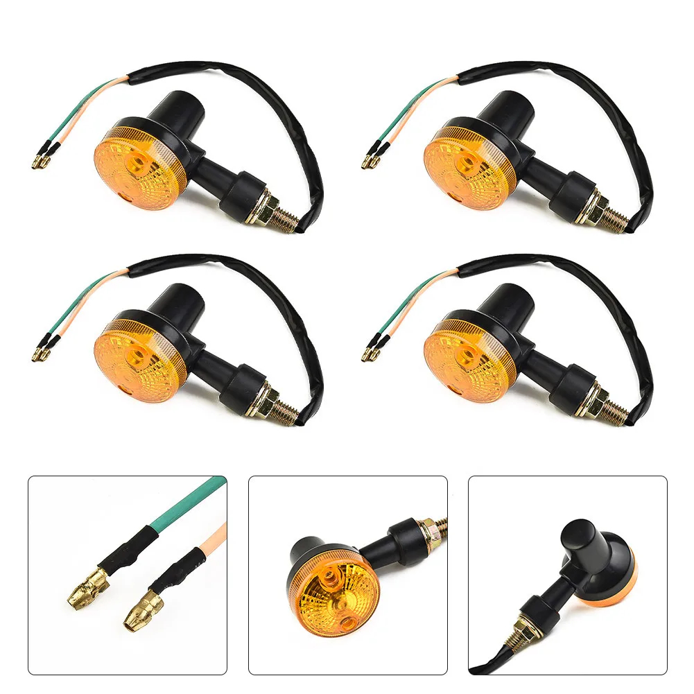 

Durable High Quality Turn Signals Lights Lamps Indicators Lighting Motorcycles Set 4 Pcs / Kit Motorcycle Parts