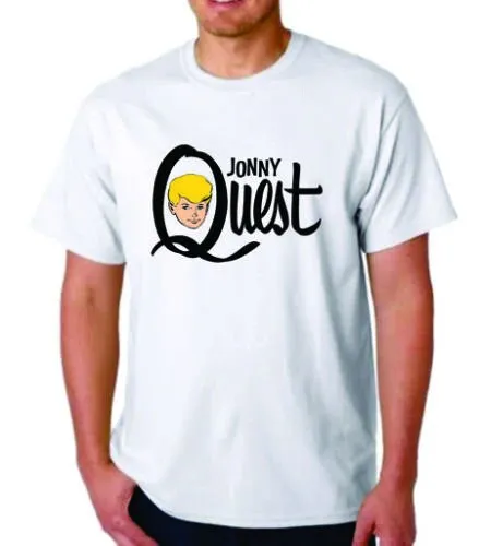 Jonny Quest Logo Hanna Barbera Cartoon Animation T-Shirt Tee
