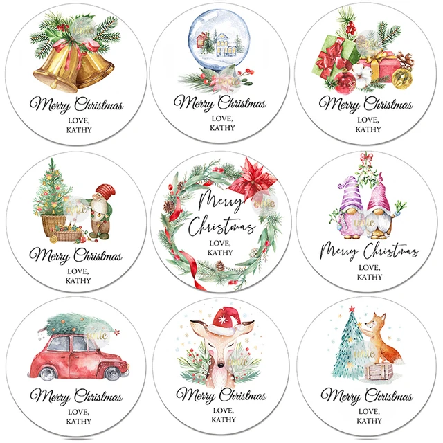 Stickers autocollants Étiquettes Cadeaux décoration pour Noël