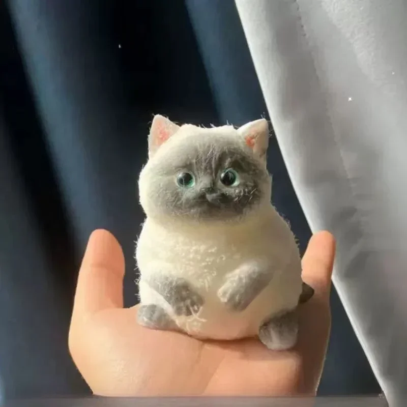 Nuevo juguete antiestrés, lindo gato naranja, peluche suave y pegajoso para niñas, regalo de cumpleaños para niños, juguetes relajantes de alivio suave, regalos de rebote lento para mascotas