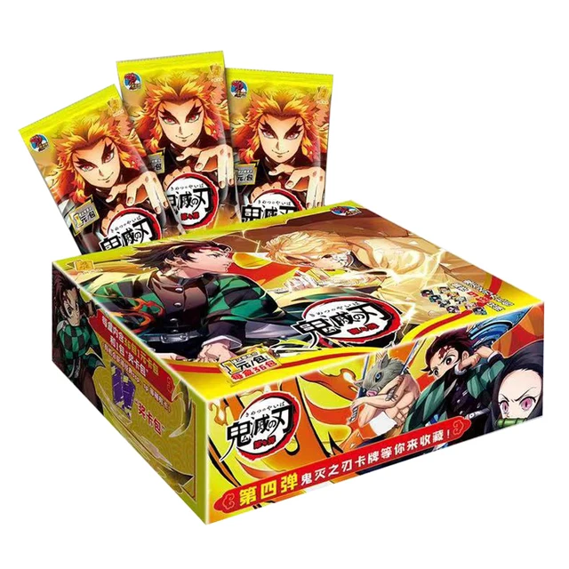 Demon Slayer Card TCG Game Letters Cards Anime Kimetsu No Yaiba Table Games Toys for Family Funy Game Children Christmas Gift 1