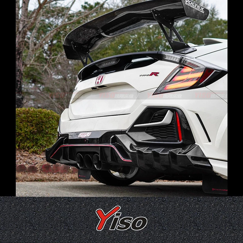 fk8 カーボンファイバー リアスポイラー カーボンリアウイングTYPE-2 for FK8 - SEEKER WEB オンライン