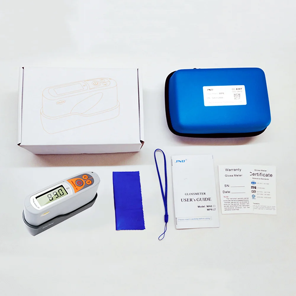 MP6 Portable Gloss Meter 0.0~199.9GU Range Digital Glossmeter Paint Marble Stone Wood Granite Glossiness Brightness Tester