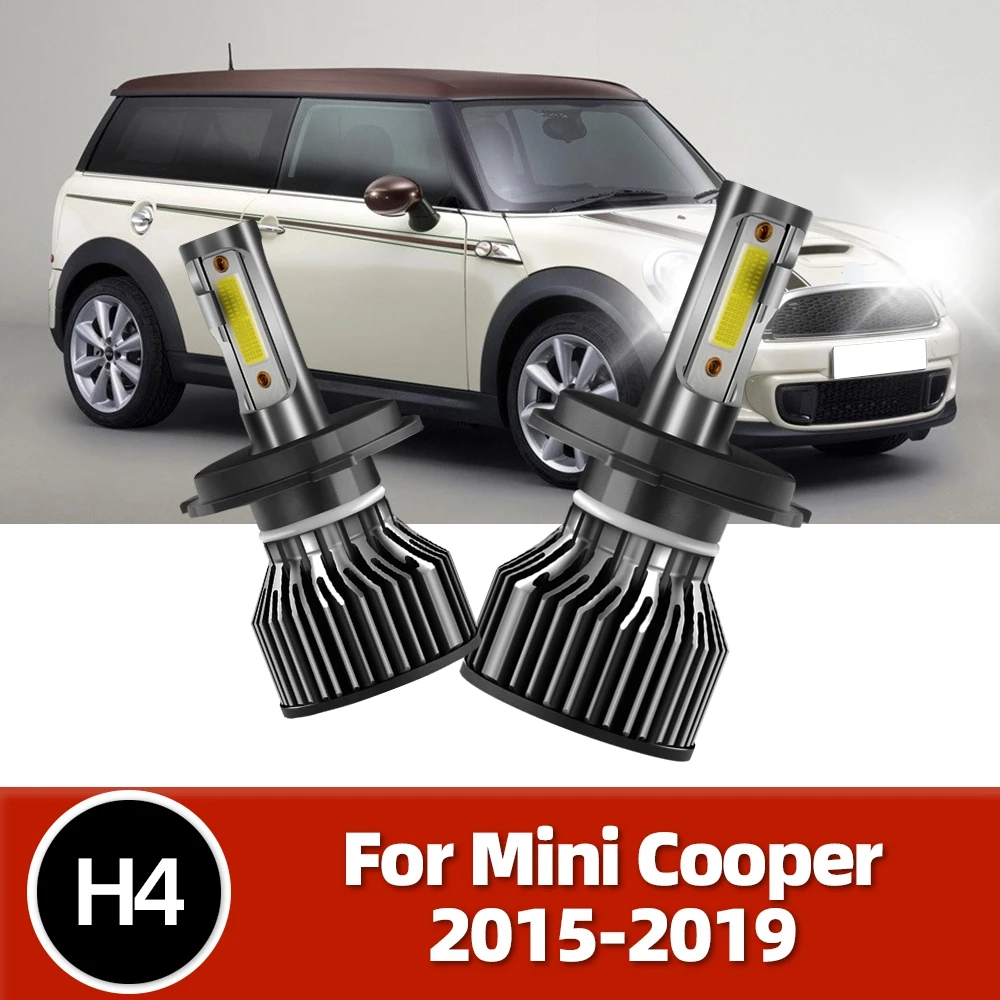 

Roadsun Hi/Lo 6000K светодиодный Лампа для автомобильных фар Mini Cooper 2015 2016 2017 2018 2019 белая Автомобильная фара H4 9003 комплект 12 в Замена
