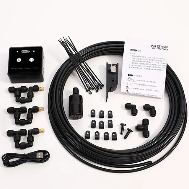 Rainforest Sprayer WiFi Control Automatic Mist Rainforest Timing Spray System Kit Irrigation Timer Reptile Sprayer Humidifier 4