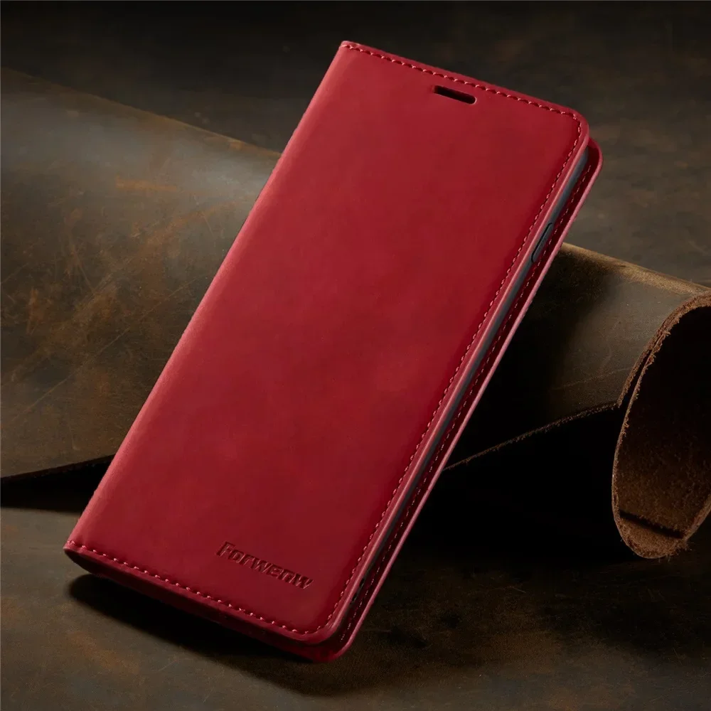 thumbnail image 1 of Wallet Card Flip Leather Case For Samsung Galaxy S10 5G S20 FE S21 Plus S22 S23 FE S24 Ultra A14 A15 A33 A34 A51 A52 A53 A54, 1 of 5