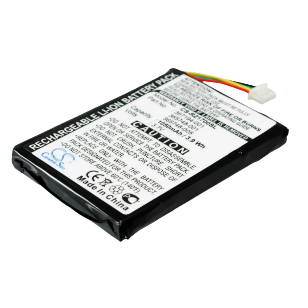 PDA agli ioni di lio, batteria per PC tascabile per HP, 3,7 V, 1400