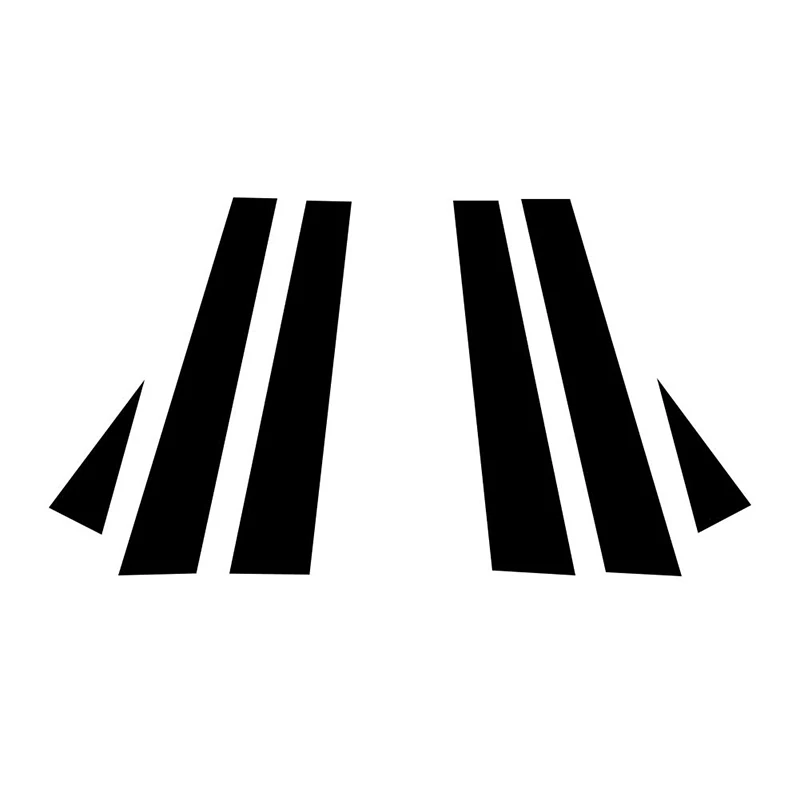 Vauxhall Antara에 적합 2007-2014 2013 2012 2011 2010 광택 블랙 필러 포스트 도어 창 트림 데코레이션 커버 데칼 스티커