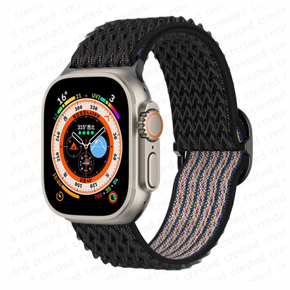 Durable Nylon Elastic Watch Strap Bracelet