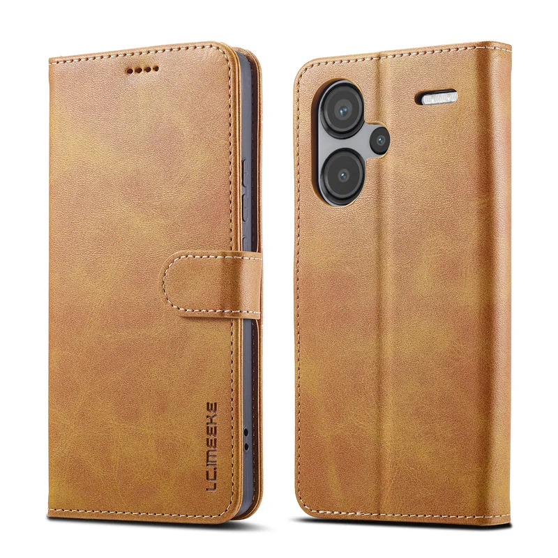 Luxury Flip Leather Wallet Case with Magnetic Card Holder