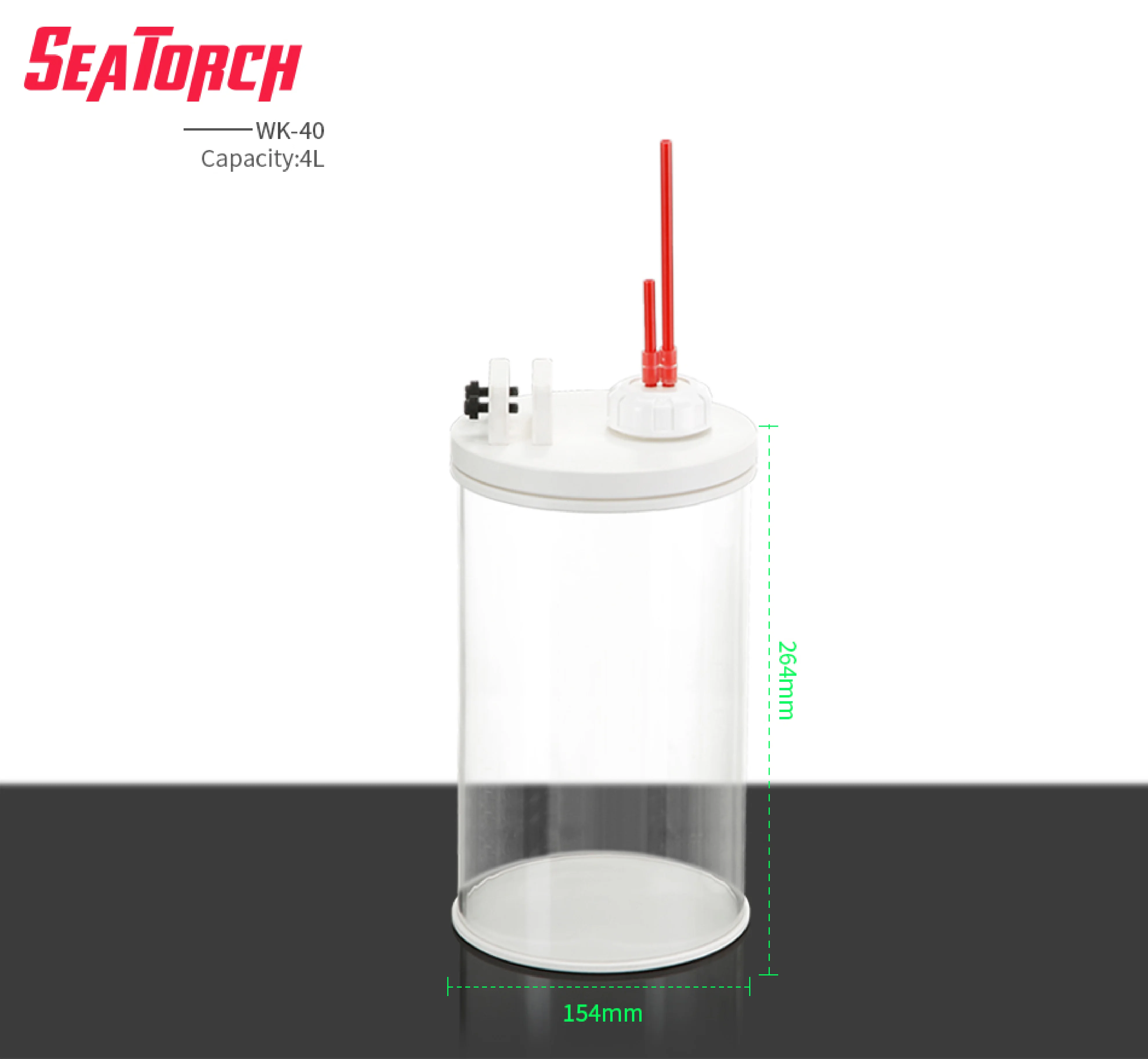 Seatorch 2L4L Aquarium Filling Water Bucket Water Supply Device Fish Tank Can Clip Cleanable Replenishment Bucket