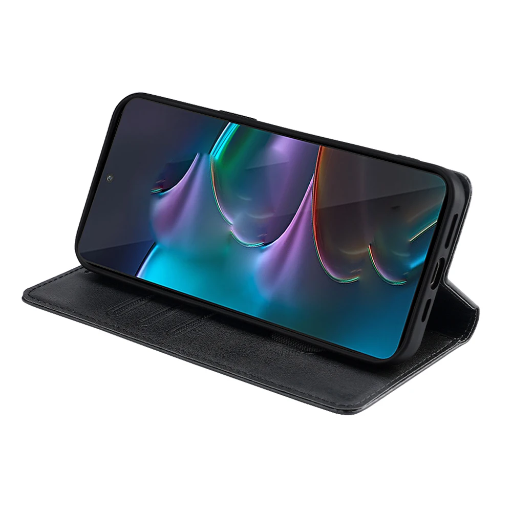 Leather Magnetic Wallet Case with Stand - Flip Cover