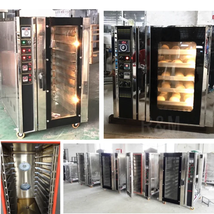 Industrial Commercial Large Bakery Bake Cake Baking Machines Equipment Covection Oven Convector Convect Gas Oven 4 Tray 5 Trays