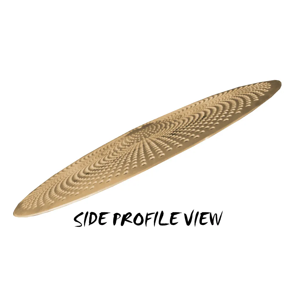 One Pair Golden Mute Cymbal 14" Hi-Hat Cymbal Low Volume Percussion Instrument