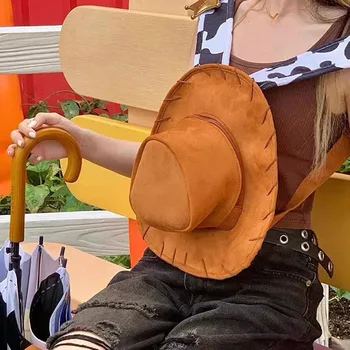 Nuovo Anime zaino Kawaii Cartoon studente creativo cappello da Cowboy borsa Cosplay zaino legnoso borsa per il trucco regali per borsa da scuola per ragazze