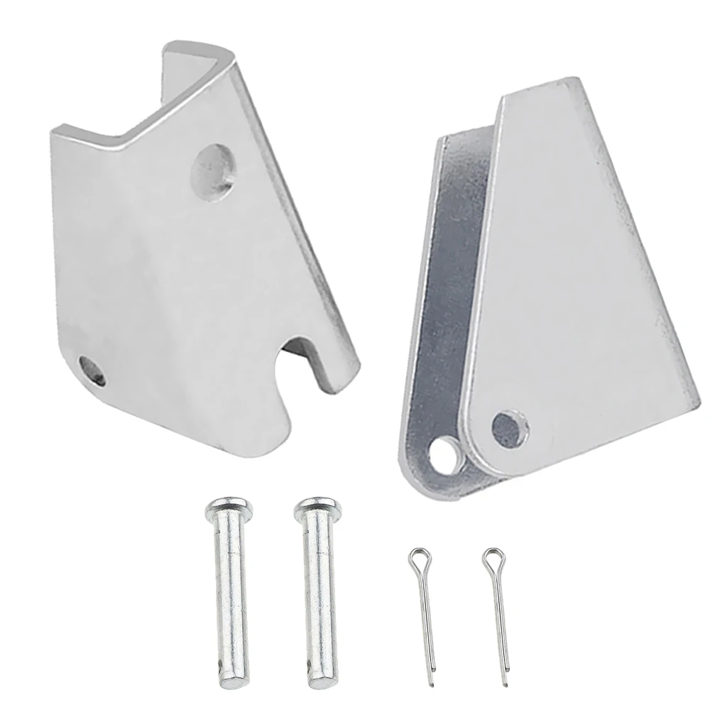 2 Pcs Heavy Duty Mount Mounting Brackets Holder for Linear Actuator Silver