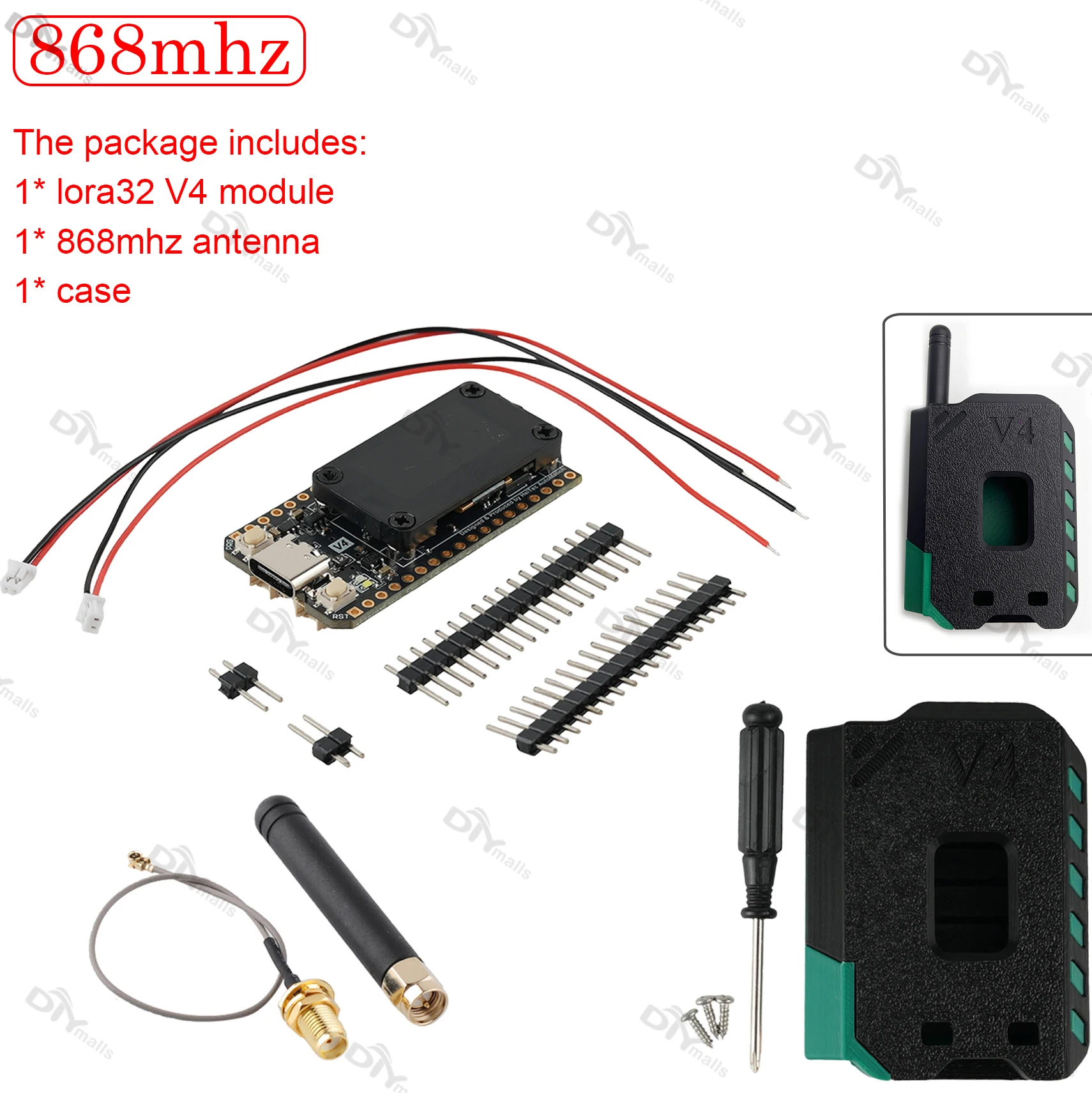 APKLVSR LoRa ESP32 V4 ontwikkelingsboard GNSS-module 3000 mAh