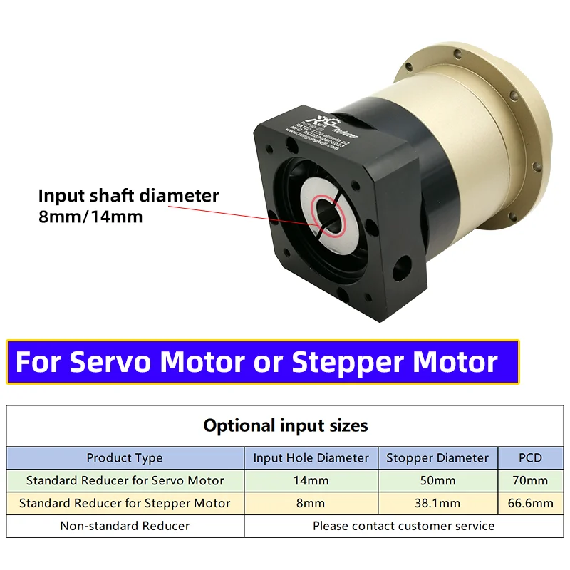PGF60 200W 400W Servo Motor High Precision Flange Output Planetary Gearbox Helical Gear Planetary Reducer Gearbox Speed Reducer planetary reducer