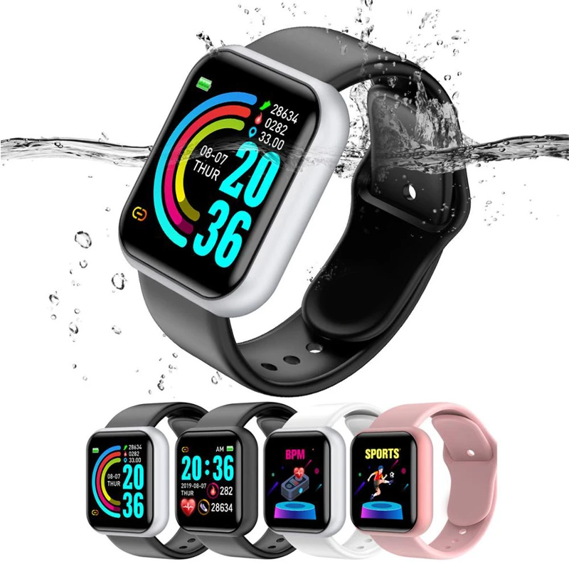 Y68 D20 Fitness Tracker Bracelet Bluetooth Sport Smartwatch Pedometer Blood Pressure Heart Rate Monitor Activity Smart Watch