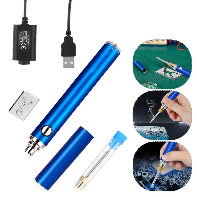Portable Wireless Charging Iron USB 5V Wireless Rechargeable Soldering Irons 510 Interface Outdoor Portable Welding Repair Tools