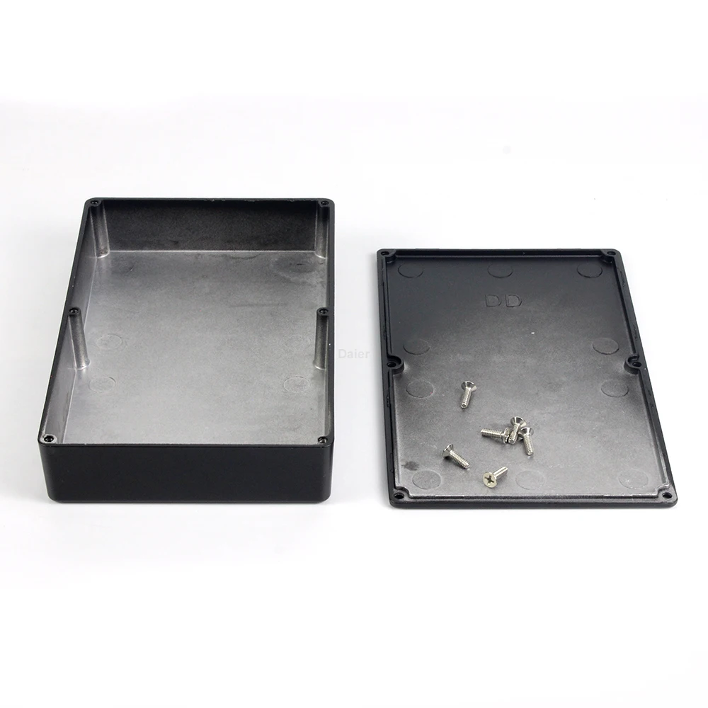 Black Aluminium Enclosure Guitar Pedal Effectors 188*119*37.5MM 2PCS guitar pedal enclosure