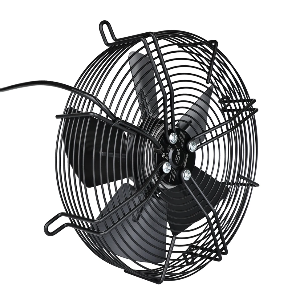 300mm AC Industrial Axial Flow Fans 85W 180W AC Axial Fan 5