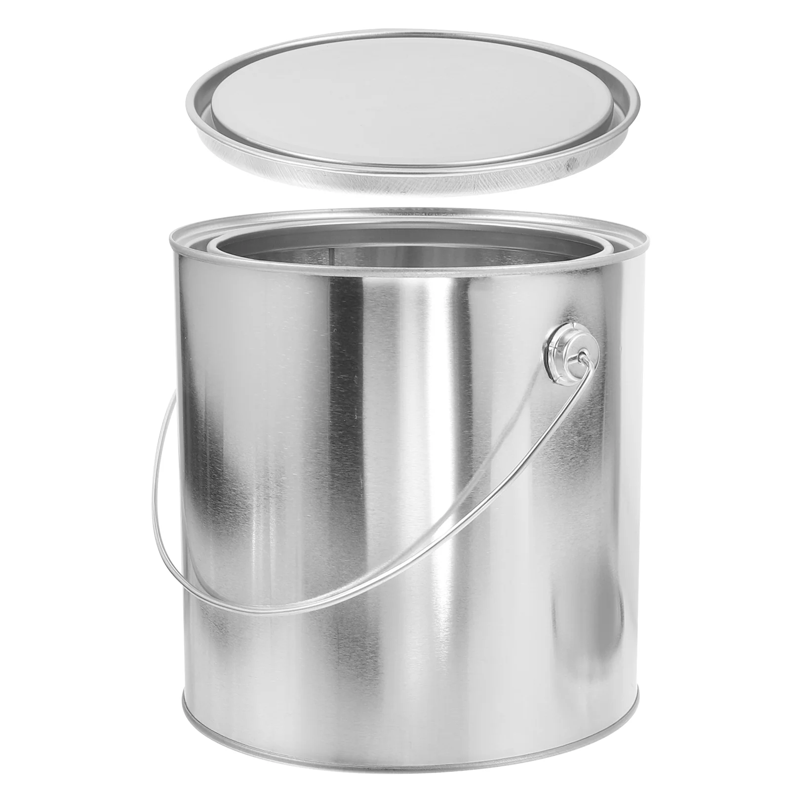 

Paint Bucket with Handle Lid Reusable Paint Bucket Oil Paint Pail Bucket Painters Supply(3L)