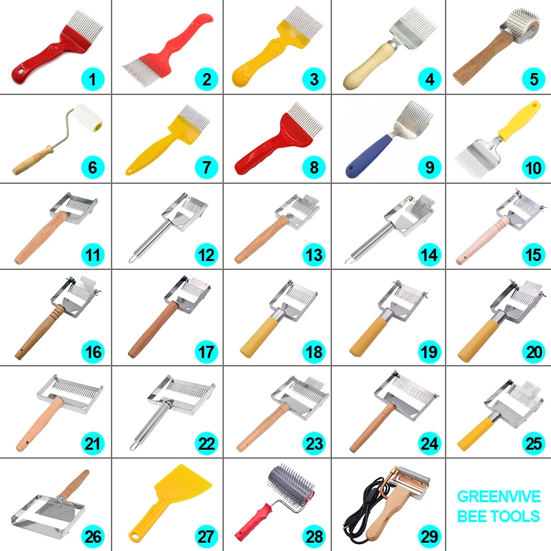 

Honey Processing Uncapping Scraper Uncapping Knife Honey Fork HoneyShovel Propolis Collector Bee Tools