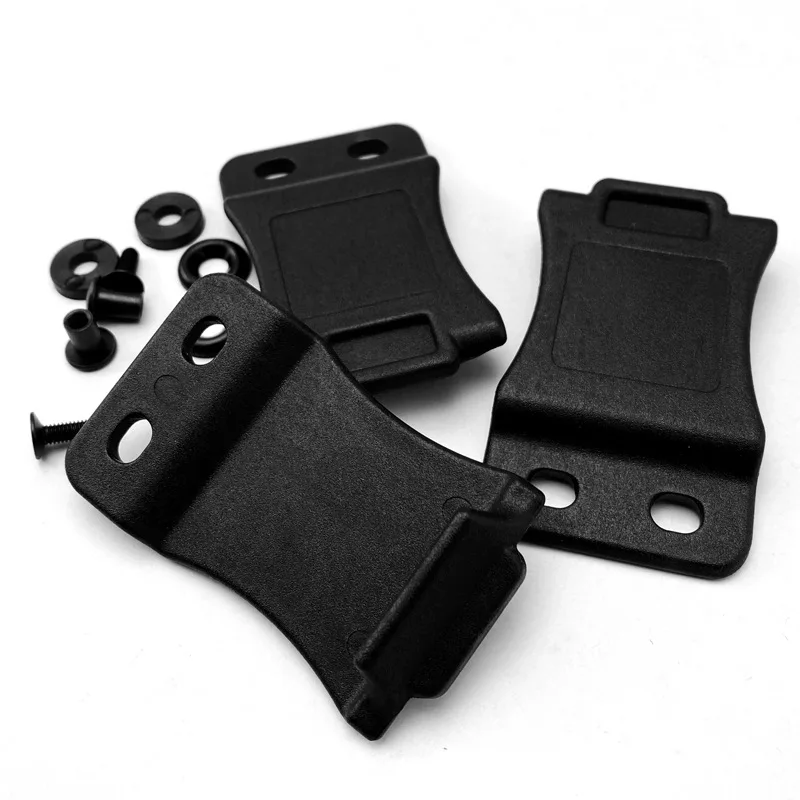홀스터 클립, 허리 밴드 (IWB) 내부 용 Kydex 벨트 클립, 총 홀스터 및 칼 칼집 KYDEX 제작 액세서리 클립, 1 개