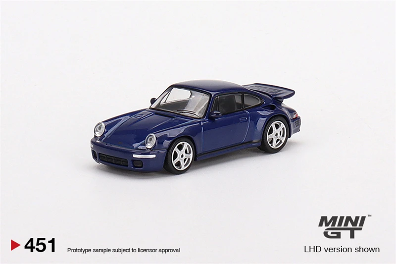 

MINI GT 1:64 RUF CTR Anniversary Dark Blue LHD Diecast Model Car