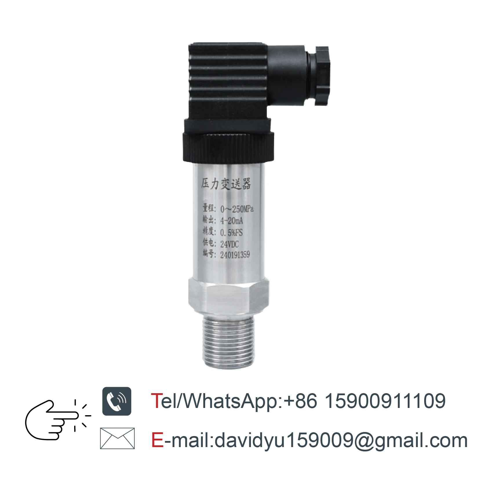 Pressure Sensor Transmitter 4-20mA 24VDC Hydraulic Industrial Oil Stainless Steel sensor module,pressure sensor module